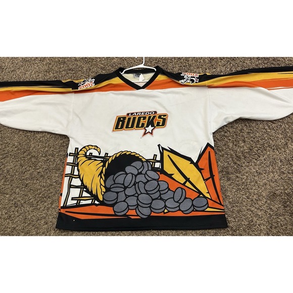 Very Rare Vintage Y2K 2005Laredo Bucks Minor Pro Hockey...